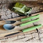 قاشق چنگال کوهنوردی تاشو - ست 3 عددی - Image 2