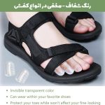 محافظ انگشت پا سیلیکونی مخصوص جلوگیری از ساییدگی و تاول