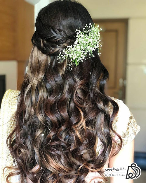 مدل موی نیمه باز