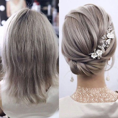 شینیون مدل موی کوتاه