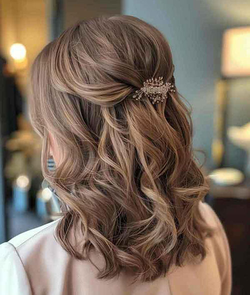 شینیون مدل موی متوسط