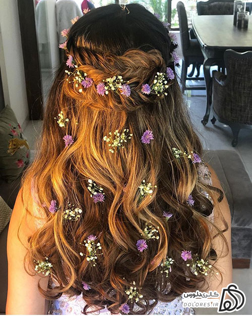 مدل موی نیمه باز