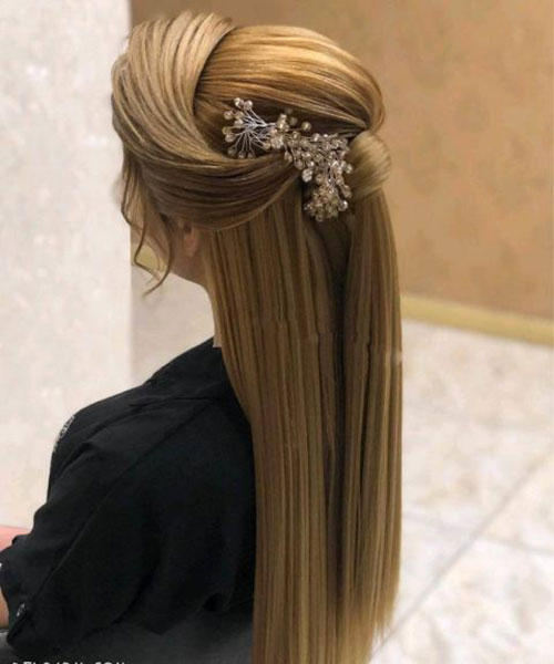 شینیون موی بلند