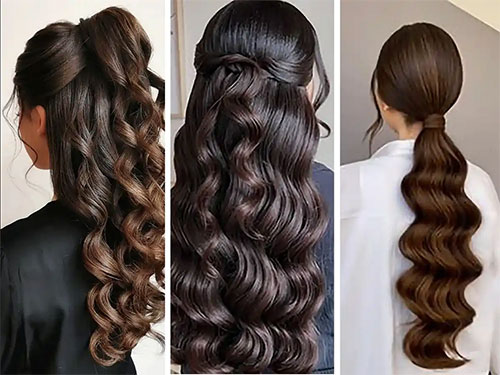 شینیون موی بلند