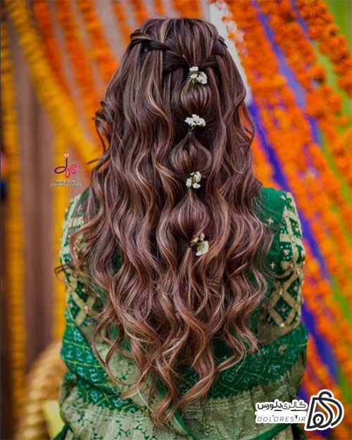 مدل موی نیمه باز