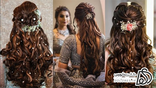 مدل موی نیمه باز