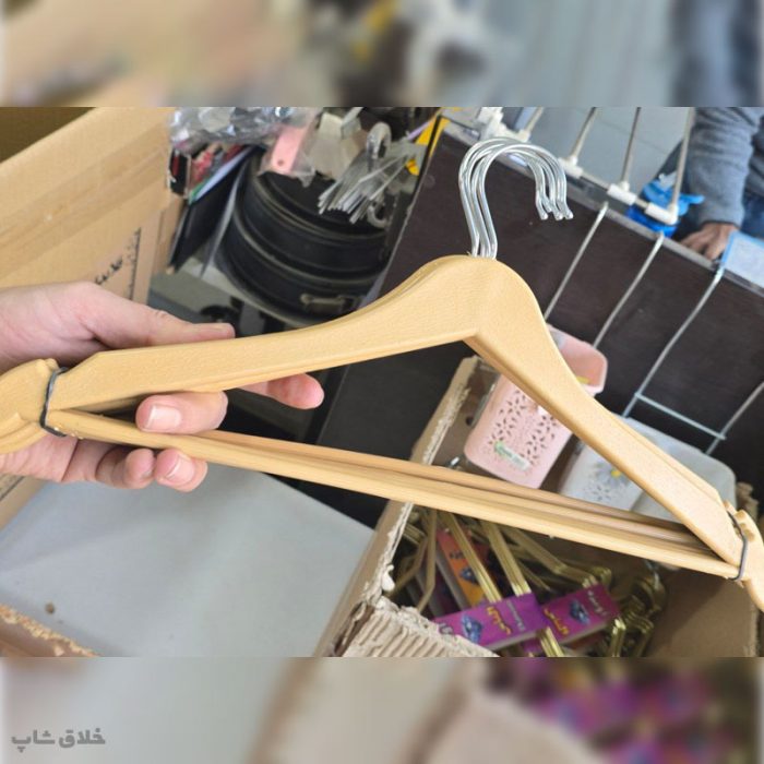 چوب لباسی طرح چوب 6 عددی آویز لباس