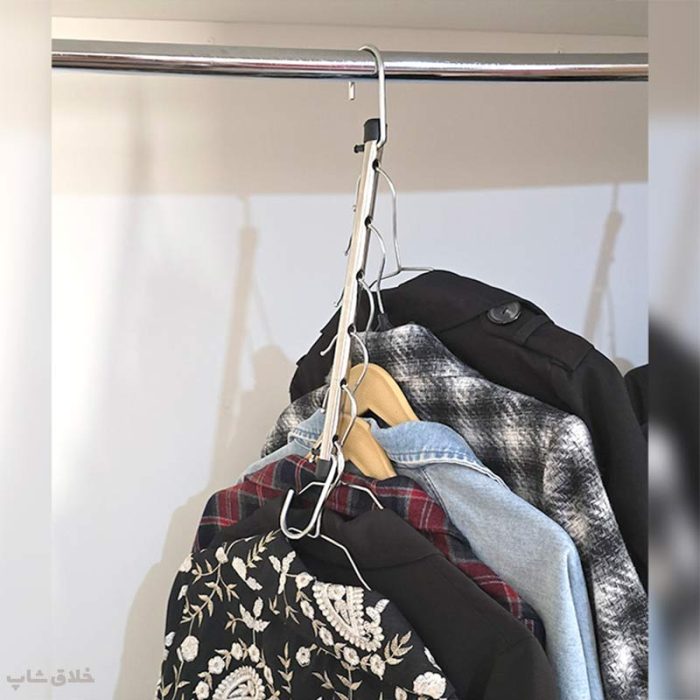 نظم دهی چوب لباسی کمد (آویز لباس 6 خانه) - Image 4