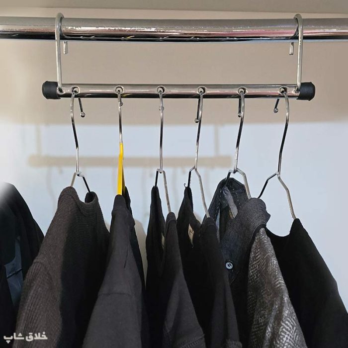 نظم دهی چوب لباسی کمد (آویز لباس 6 خانه) - Image 3