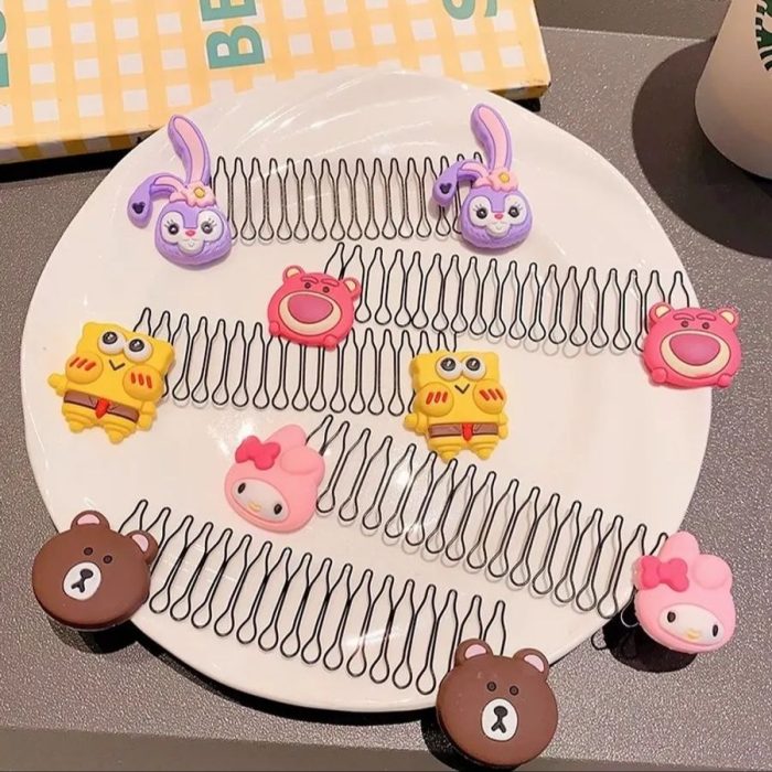 شانه مو و وزگیر فانتزی دخترونه مدل عروسکی