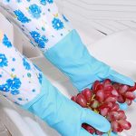 دستکش ساق بلند ظرفشویی باغبانی و شستشو