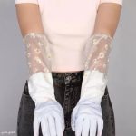 دستکش ظرفشویی توپشمی ساق بلند ضدحساسیت و ضدتعریق