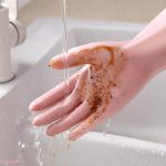 دستکش ظرفشویی توپشمی ساق بلند ضدحساسیت و ضدتعریق